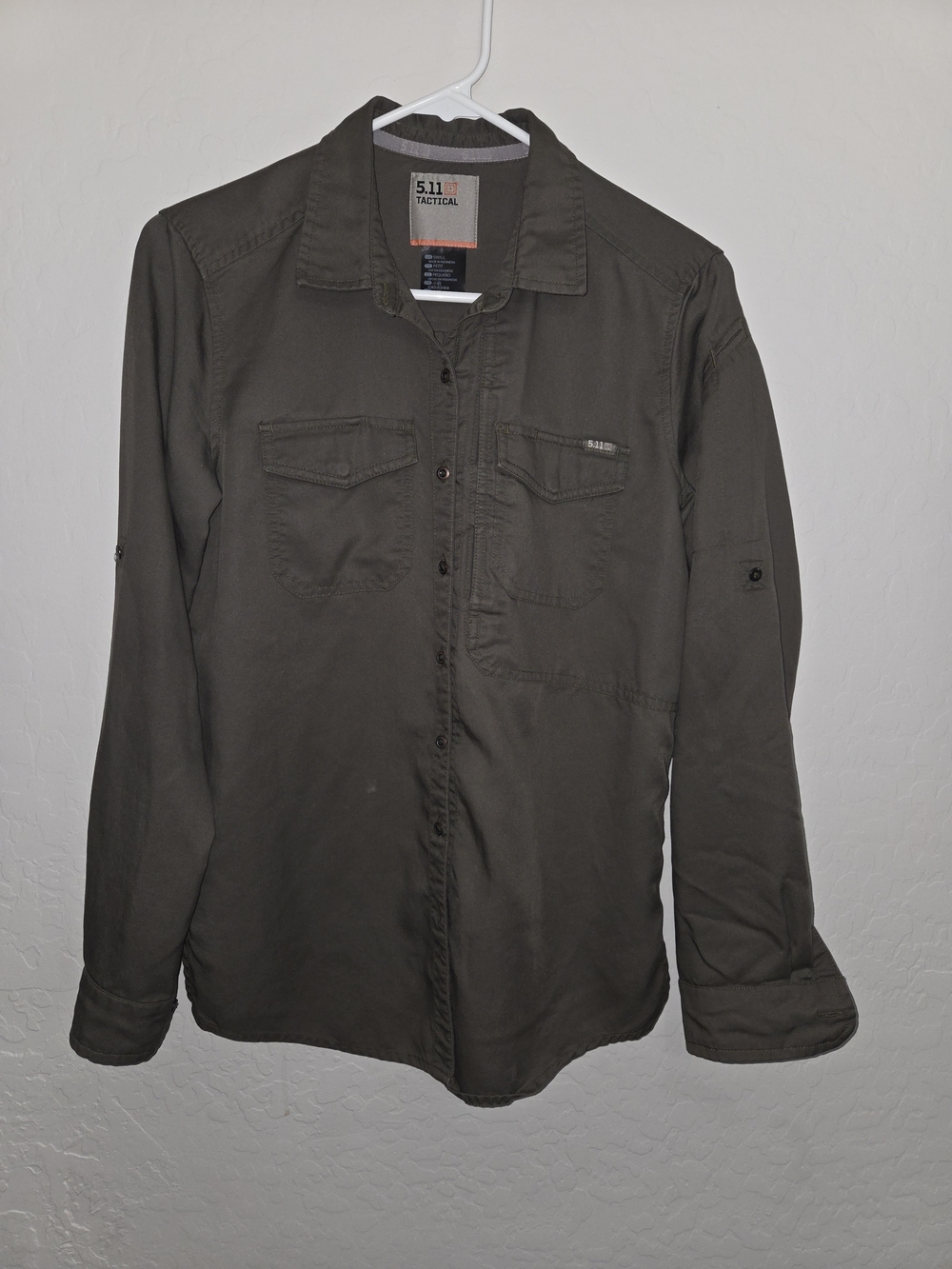5.11 Tactical Olive Button-Up Utility Shirt